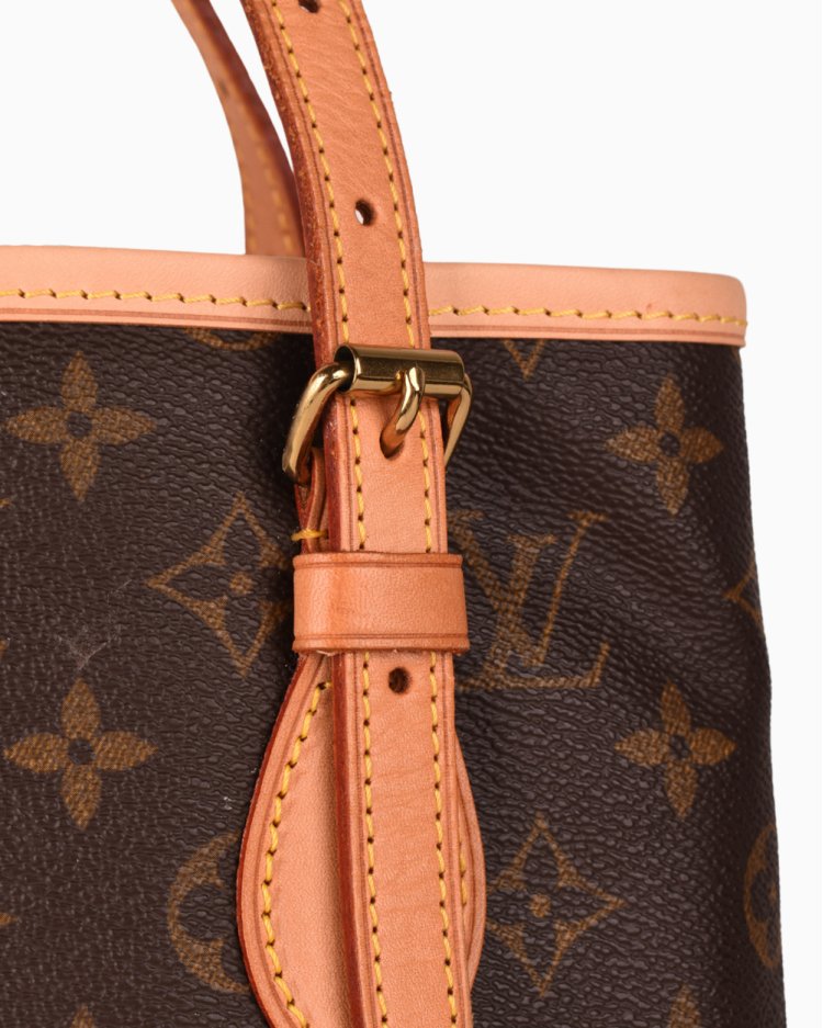 Bolsa Louis Vuitton Original Bucket Petit Monograma Feminina